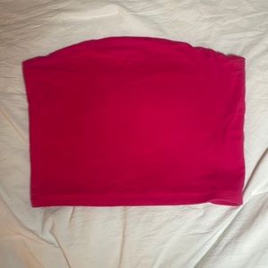 Pink XS tube top/crop top